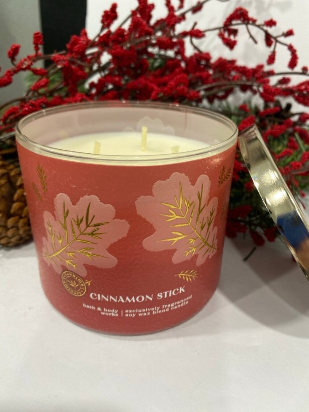 “Cinnamon Stick” Bath & Body Works NEW 3 Wick Candle